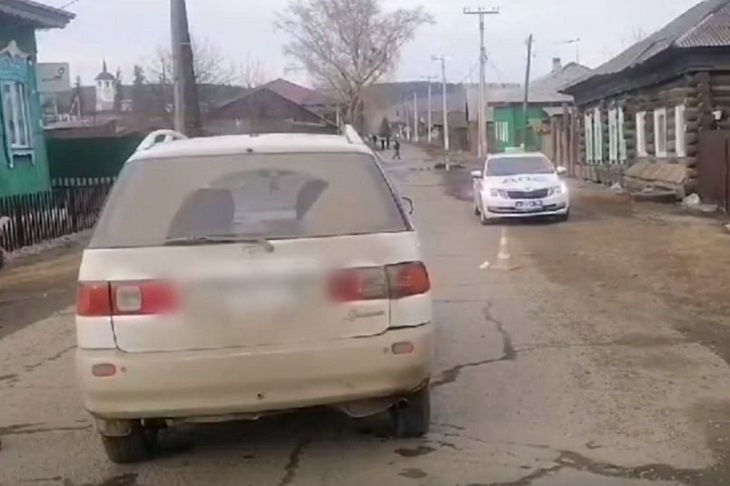 Место ДТП. Скриншот видео пресс-службы ГУ МВД России по Иркутской области