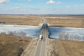 Мост через реку Белая. Фото пресс-службы Упрдор «Прибайкалье»