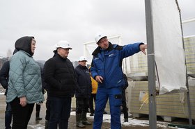 Визит губернатора на площадку БЦБК. Фото пресс-службы правительства Иркутской области