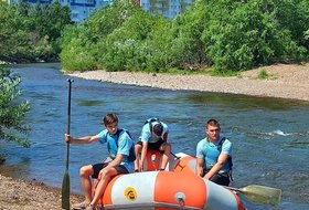 Соревнования по водным видам спорта на Ушаковке