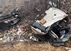 Автомобиль после ДТП. Фото пресс-службы ГУ МВД России по Иркутской области