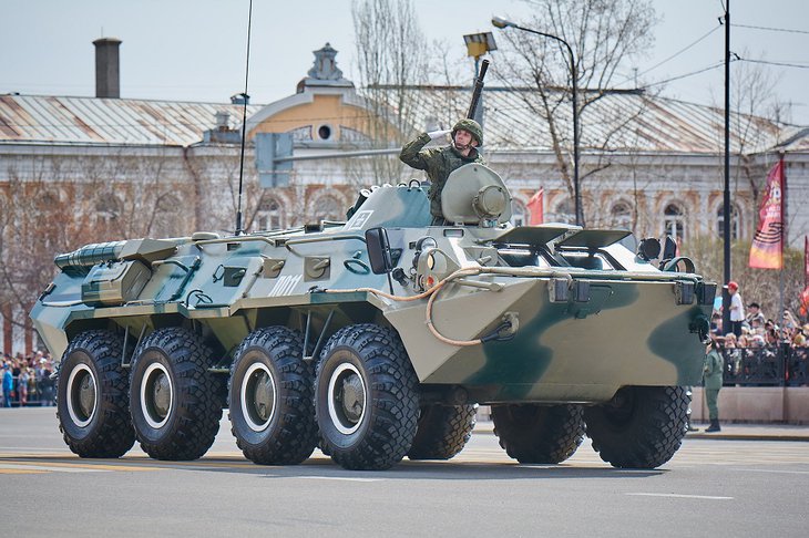 Парад в честь Дня Победы в Иркутске. Фото Маргариты Романовой из архива IRK.ru