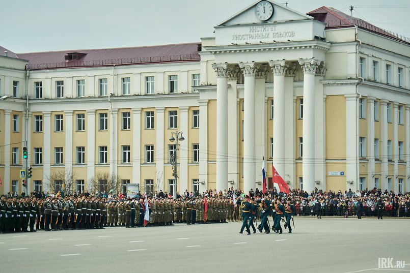 Парад на площади графа Сперанского. Фото Маргариты Романовой