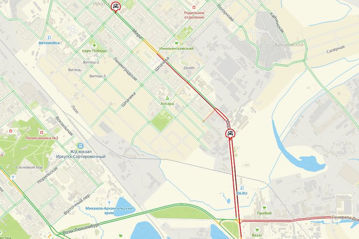Скриншот с сайта http://www.2gis.ru*