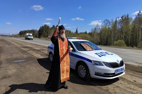 Братские священнослужители освятили аварийно-опасные участки федеральной трассы «Вилюй»