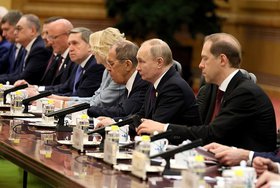 Российско-китайские переговоры. Фото с сайта Кремля
