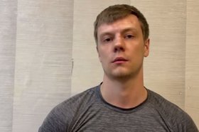 Задержанный мужчина. Скриншот видео пресс-службы ГУ МВД России по Иркутской области