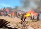 Пожар в Братске. Скриншот видео ГУ МЧС России по Иркутской области