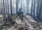 Тушение лесного пожара. Фото пресс-службы правительства Иркутской области