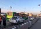 ДТП на Глазковском мосту. Фото Госавтоинспекции Иркутской области