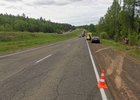 Место ДТП. Фото из телеграм-канала «ГИБДД38»