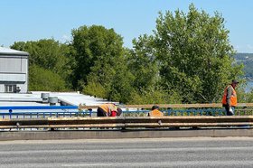 Ремонт ограждений. Фото пресс-службы администрации Иркутска