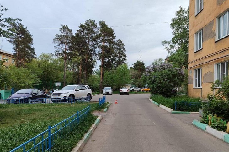 Место ДТП. Фото пресс-службы ГУ МВД России по Иркутской области