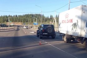 Место аварии в Нижнеилимском районе. Скриншот видео ГУ МВД России по Иркутской области