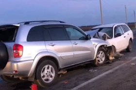 Авария. Скриншот видео пресс-службы ГУ МВД России по Иркутской области