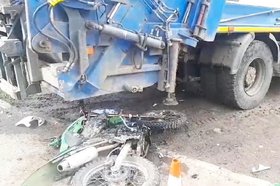 Место ДТП. Скриншот видео пресс-службы ГУ МВД России по Иркутской области