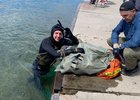 Фридайвер. Фото предоставлено Федерацией подводной охоты и фридайвинга Иркутской области