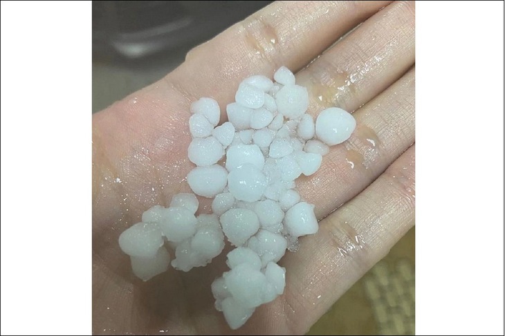 Град в Урике. Фото из телеграм-канала «Инцидент Иркутск»