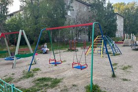 Детская площадка в иркутске. Фото пресс-службы думы Иркутска