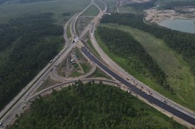 Строительство обхода Усолья-Сибирского. Фото ФКУ Упрдор «Прибайкалье»