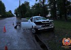 Автомобиль после ДТП. Фото пресс-службы Госавтоинспекции Иркутска