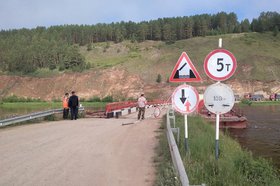 Переправа. Фото из телеграм-канала дирекции автодорог