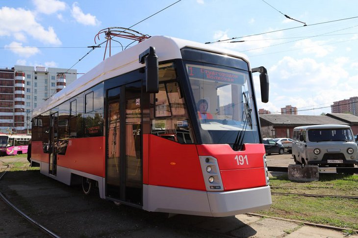 Трамвай. Фото пресс-службы администрации Иркутска