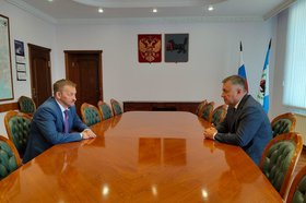 Встреча. Фото пресс-службы правительства Ирктуской области