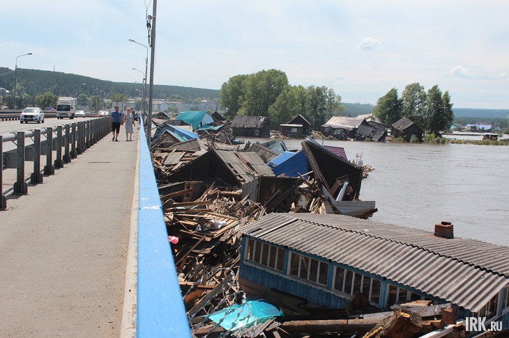 Наводнение в Тулуне в 2019 году. Фото Дарьи Тян, IRK.ru