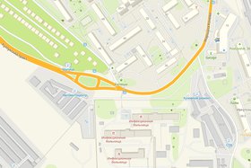 Кольцо на улице Маршала Конева. Скриншот с сайта http://www.2gis.ru*