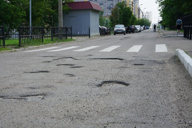 Дорога в Иркутске. Фото пресс-службы думы Иркутска