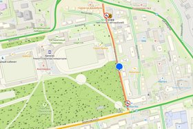 Переулок Спортивный. Скриншот с сайта http://www.2gis.ru*