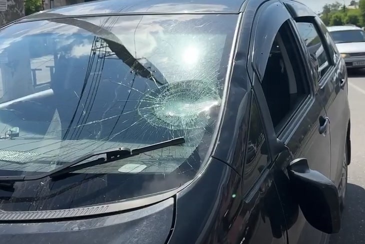ДТП в Ангарске. Скриншот видео ГУ МВД России по Иркутской области