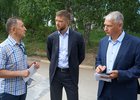 Олег Личичан, Евгений Стекачев, Антон Медко. Фото пресс-службы думы Иркутска