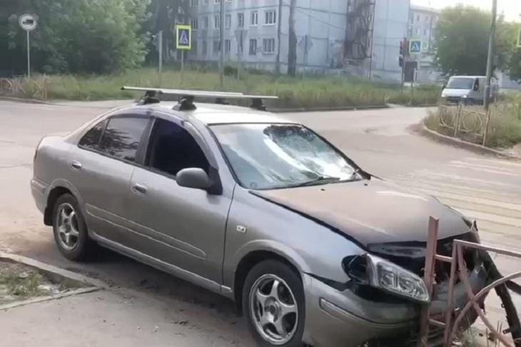 Место ДТП. Фото из телеграм-канала прокуратуры Иркутской области