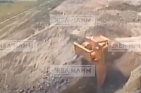 Скриншот видео из телеграм-канала «ЖЕЛ ИЛИМ»