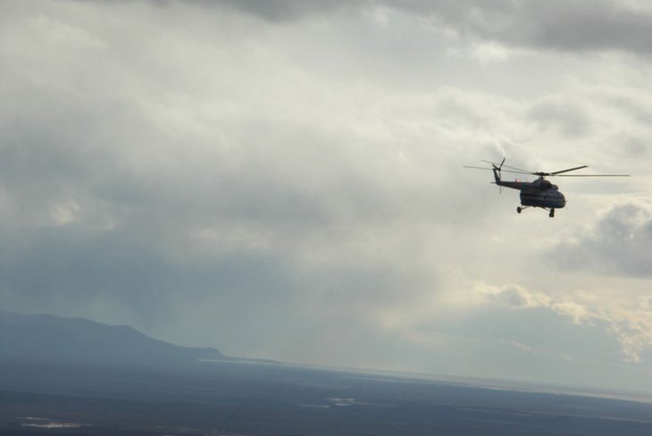 Вертолет. Фото пресс-службы правительства Иркутской области