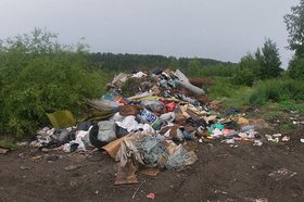 Свалка. Фото из телеграм-канала «Вести-Иркутск»