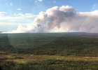 Лесной пожар. Фото пресс-службы правительства Иркутской области