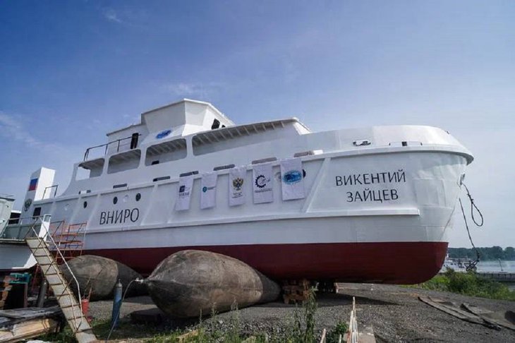 Судно «Викентий Зайцев». Фото с сайта правительства Иркутской области