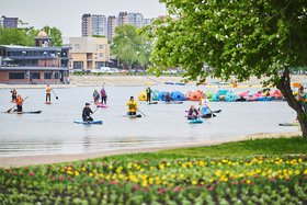 Сапбордисты. Фото Маргариты Романовой из архива IRK.ru
