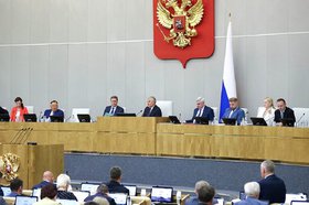 Заседание. Фото с сайта Госдумы РФ