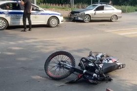 ДТП с питбайком в Усолье-Сибирском. Фото пресс-службы прокуратуры Иркутской области