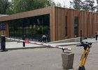 Шлагбаум перед пристанью «Ракета». Фото из телеграм-канала «Инцидент Иркутск»