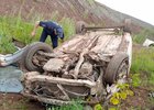 Авария в Осинском районе. Скриншот видео Госавтоинспекции Иркутской области