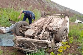 Авария в Осинском районе. Скриншот видео Госавтоинспекции Иркутской области