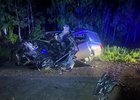Авария на Качугском тракте. Фото ГУ МВД России по Иркутской области