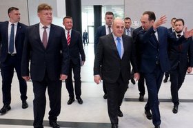 Михаил Мишустин в Новосибирске. Фото из телеграм-канала правительства Иркутской области