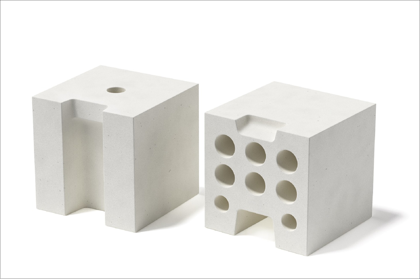 Силикатный пустотелый блок