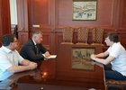 Встреча. Фото пресс-службы правительства Иркутской области